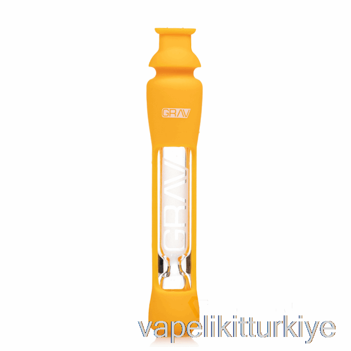 Vape Türkiye Grav 12mm çeşnilik Silikon Kaplamalı Hardal Sarısı